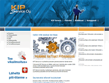 Tablet Screenshot of kipservice.fi